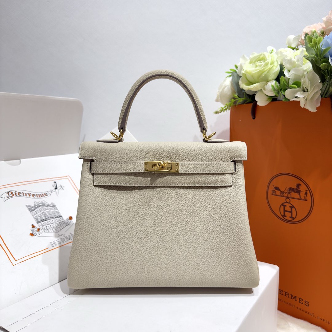 Hermes Kelly 25 Togo Retourn Nata GHW